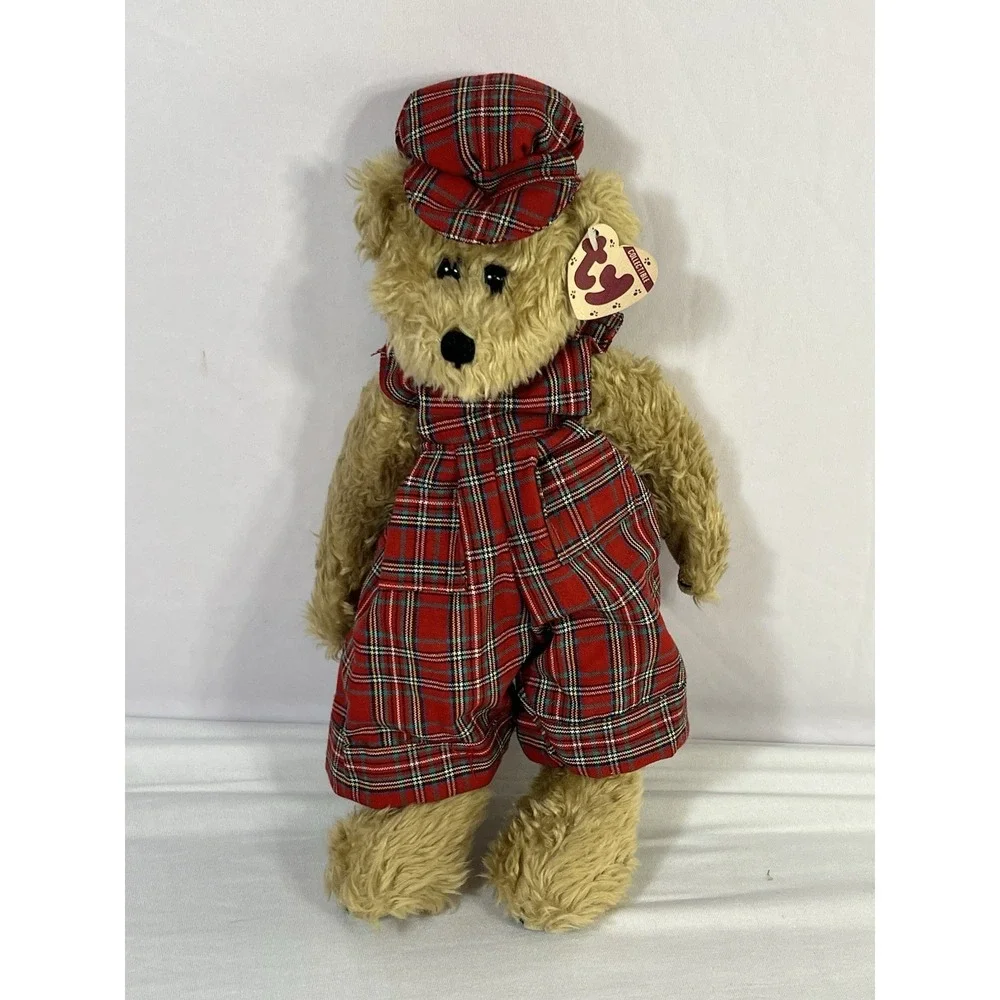 TY Attic SCOTCH Bear 13" Jointed Stuffed Tags 93' - Picture 1 of 7